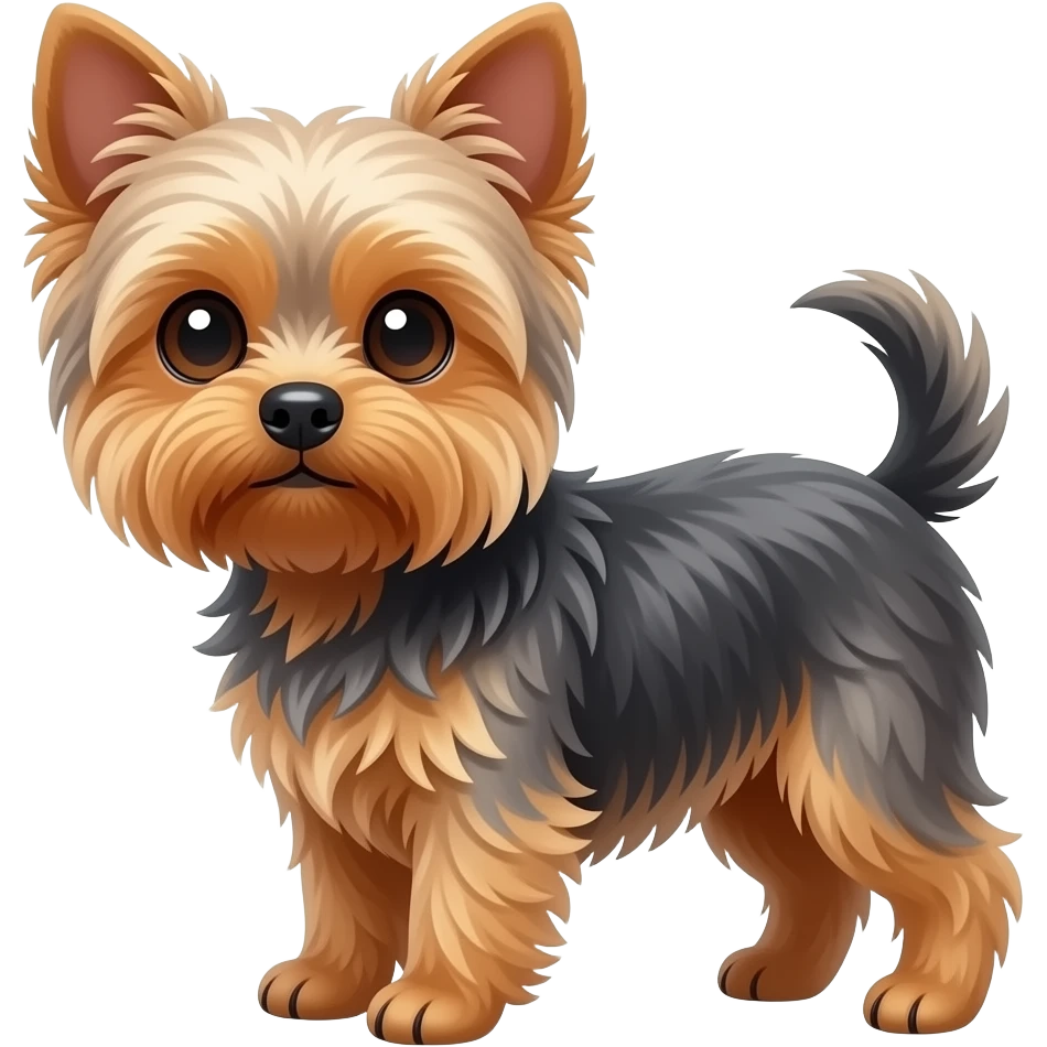 Droopy ear yorkie emoji