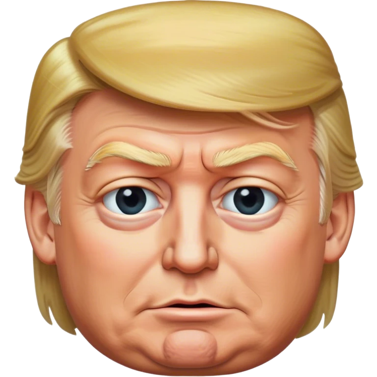 donald Trump winks his eye emoji
