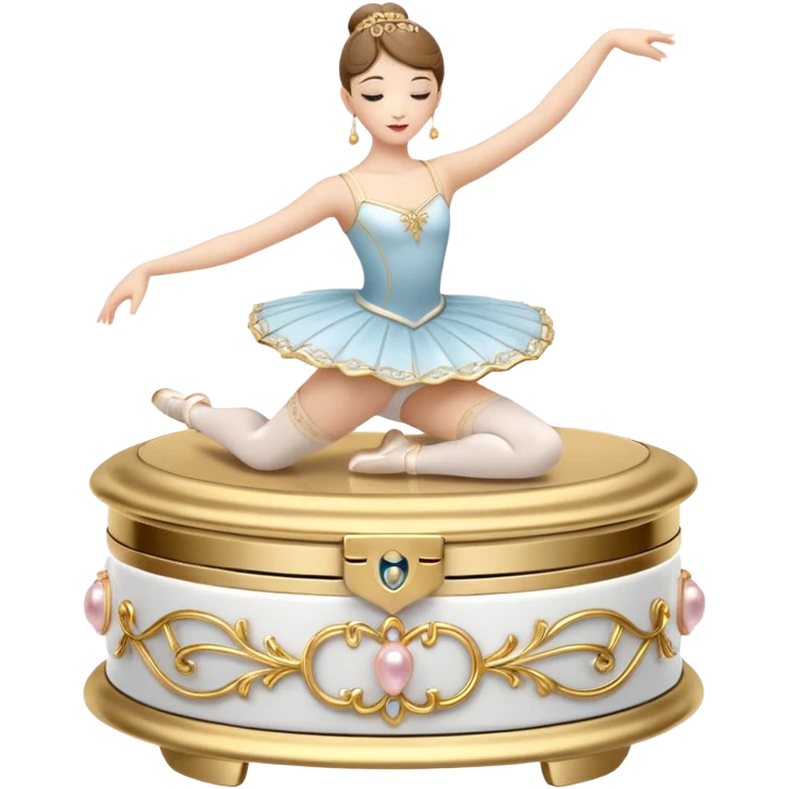 Ballerina Jewelry Music Box emoji