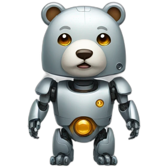 bear robot emoji