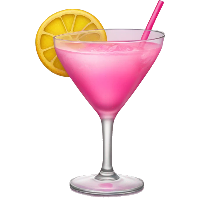 Pink cocktail  emoji