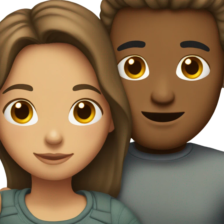 A couple cuddling  emoji