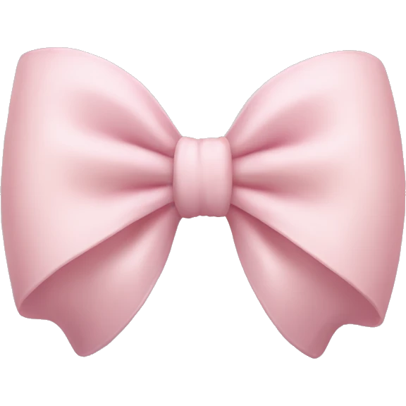 Light pink Pumpkin bow emoji