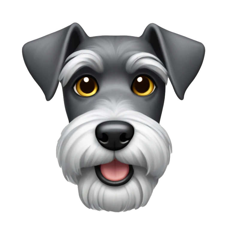 schnauzer dog  emoji