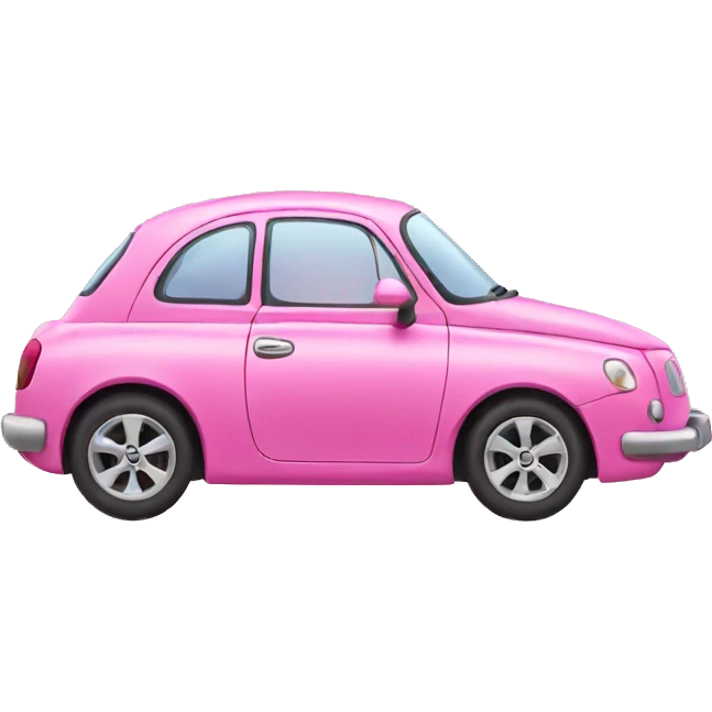 pink car emoji