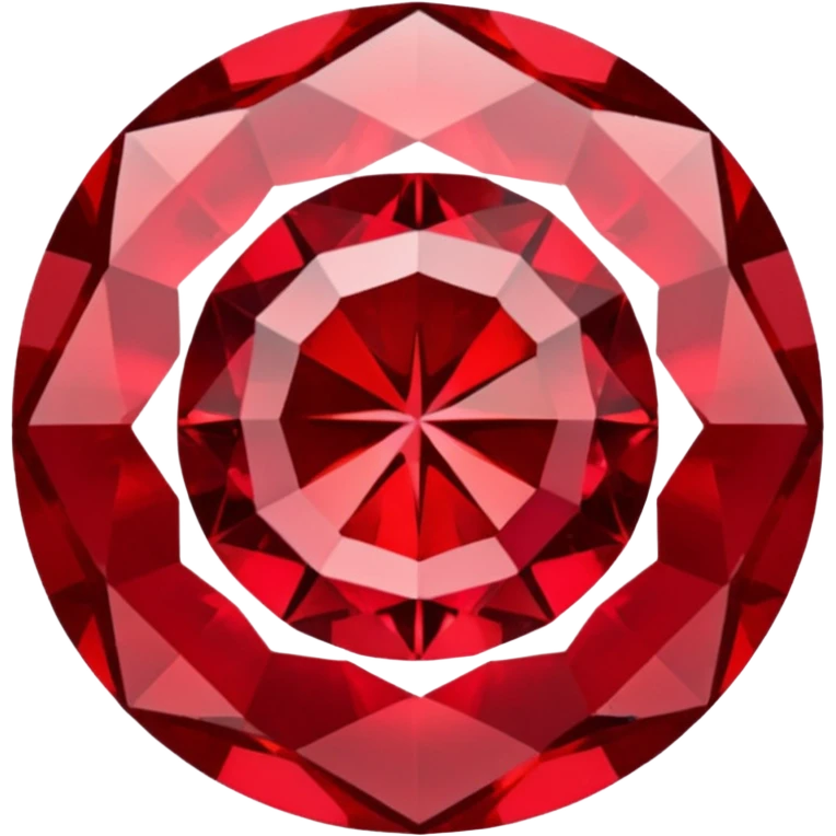 red glitter ruby emoji