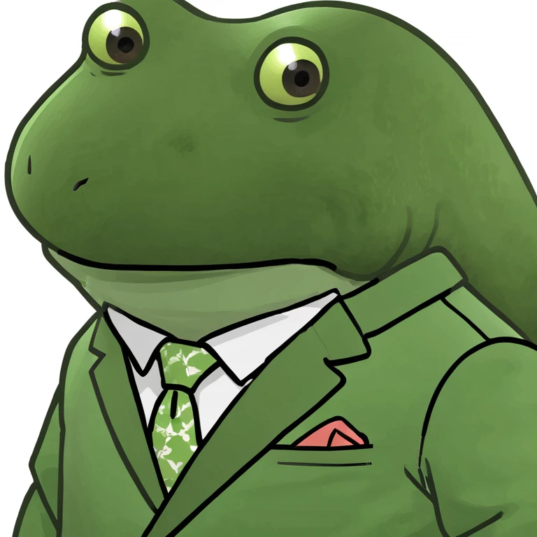 bufo in a japanese suit emoji