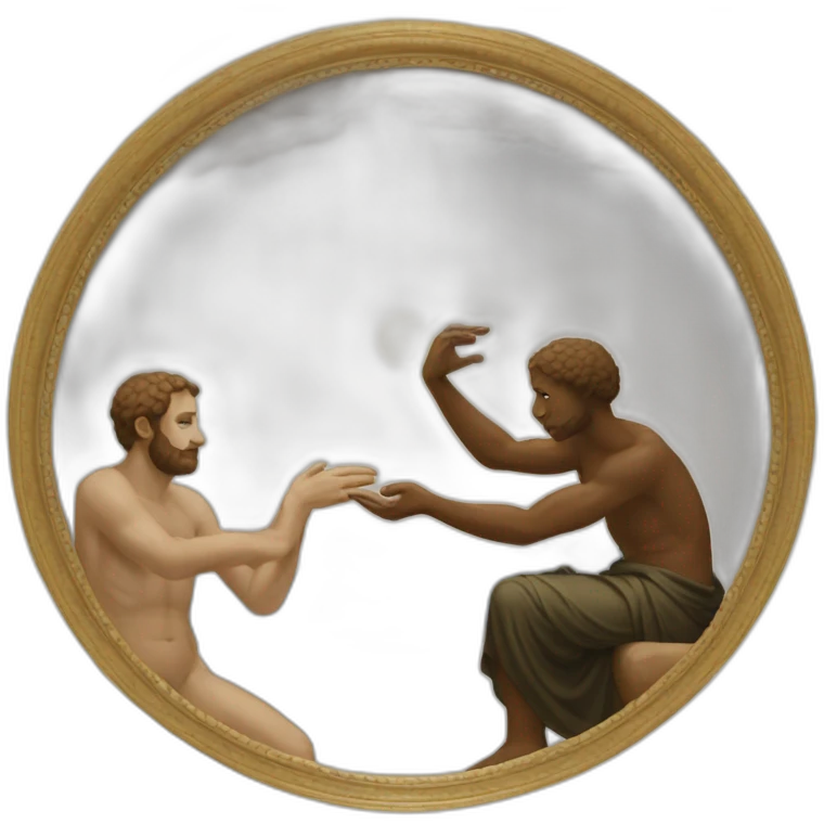 The Creation of Adam emoji