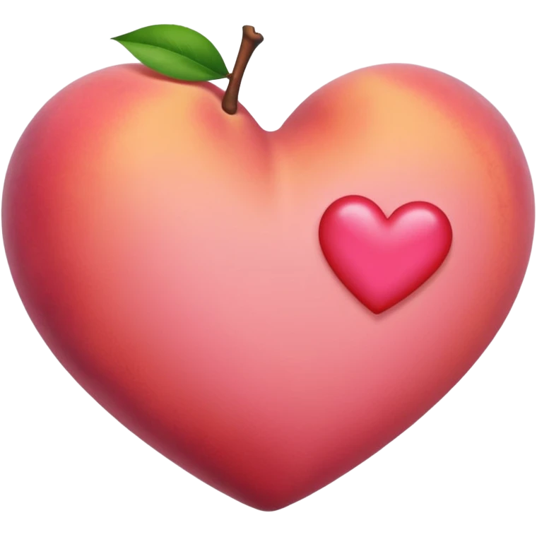 Şeftali şeklinde kalp tokat yesin götüne emoji