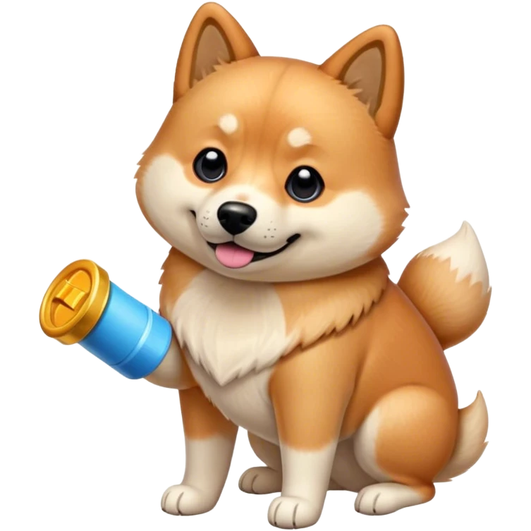 perro doge ladrando tap tap emoji