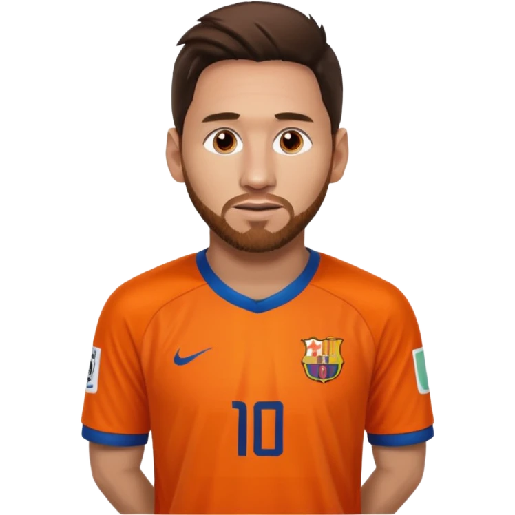 Messi portağal jersey emoji