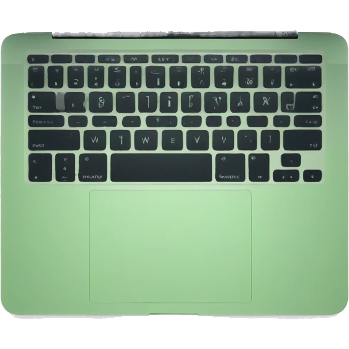 MacBook light green color emoji