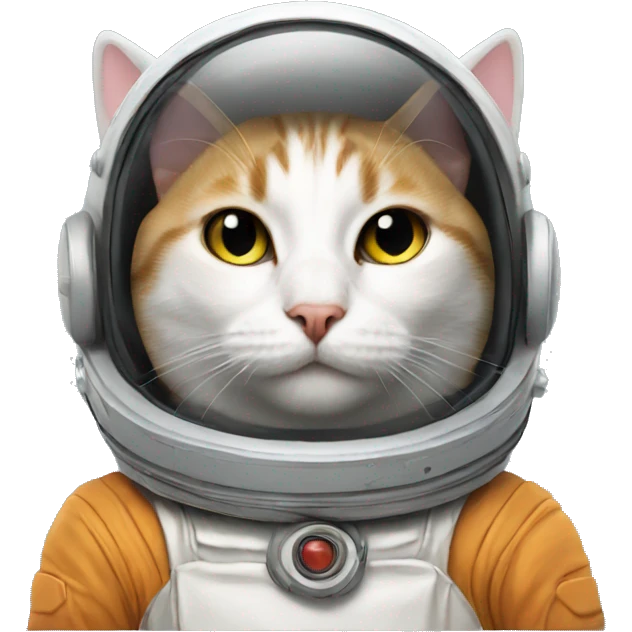 Cat wearing space helmet  emoji