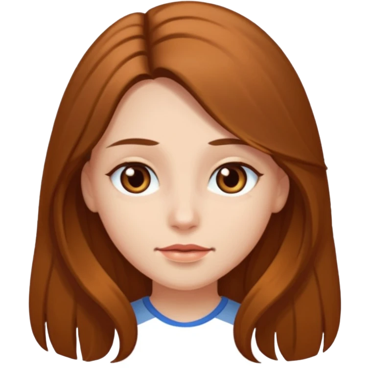 a girl with long hair emoji