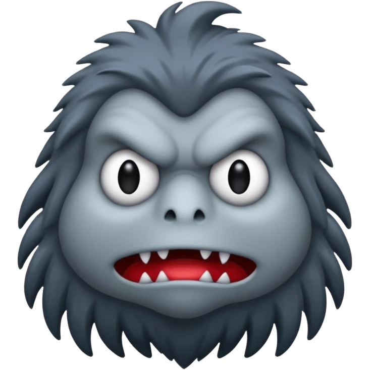 the groke from 90s moomin emoji