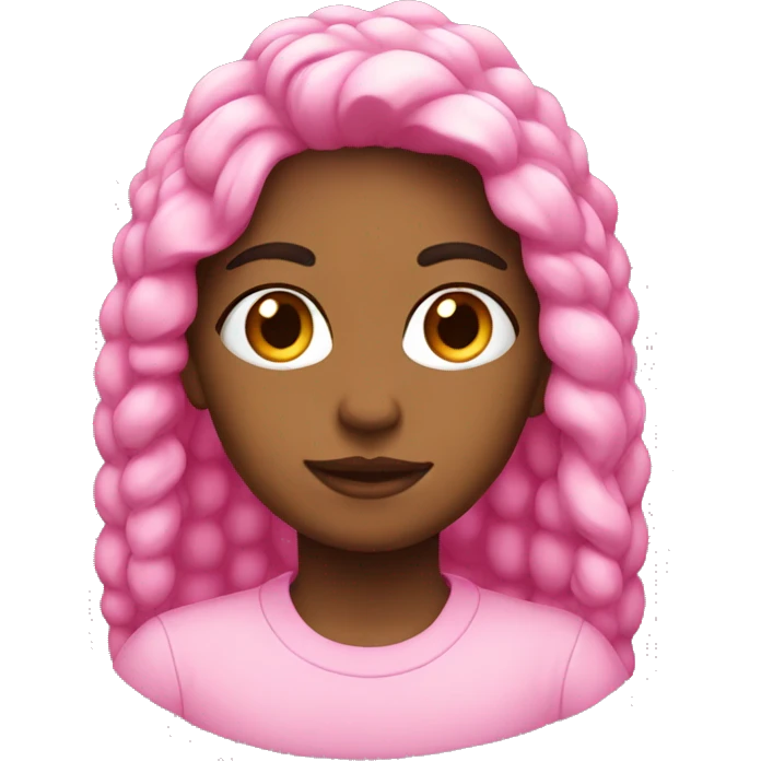 Pink  emoji