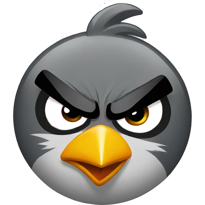 angry bird emoji