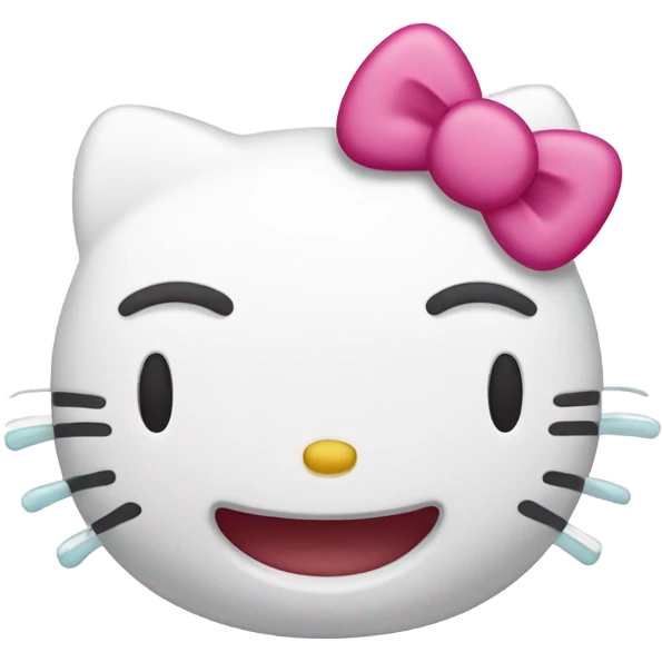 hello kitty laugh crying emoji