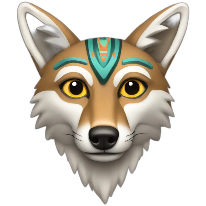 Aztec coyote emoji