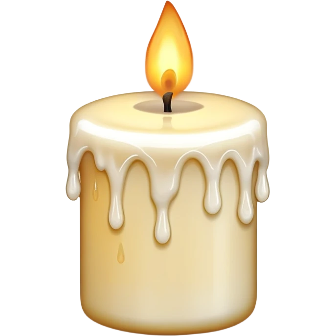 Cute candle emoji