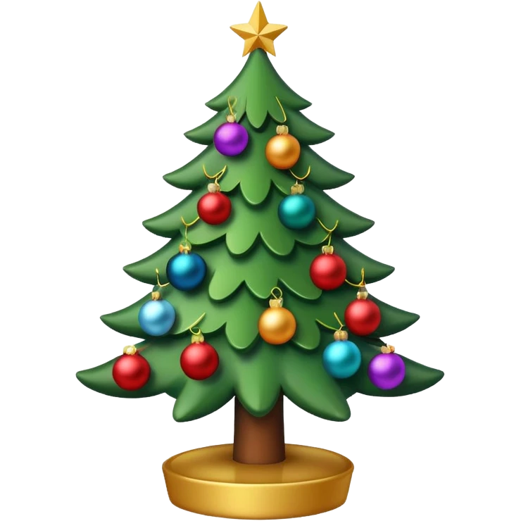 Christmas tree emoji