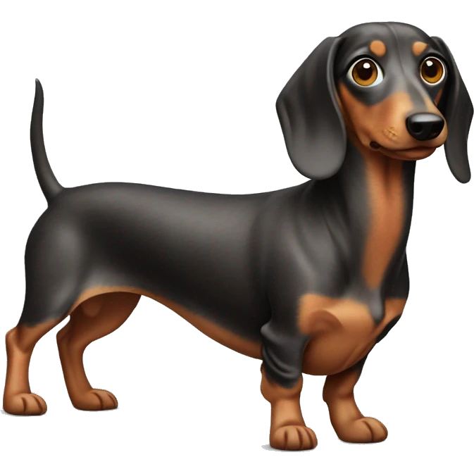 Dapple sausage dog emoji