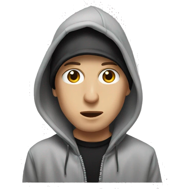 eminem with hood emoji