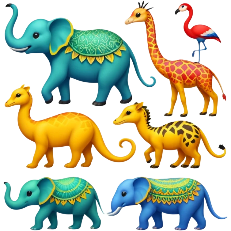 exotic animals emoji