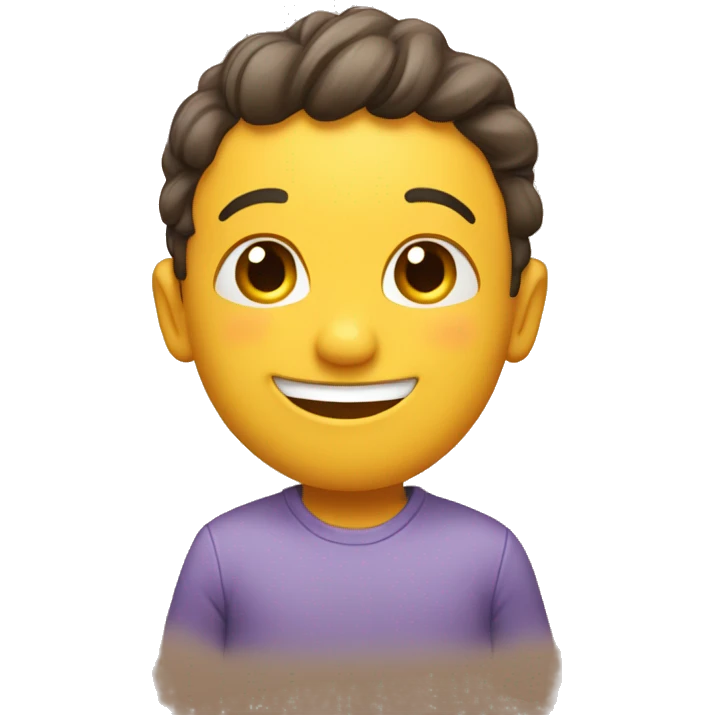 Hugg with lovely smile  emoji