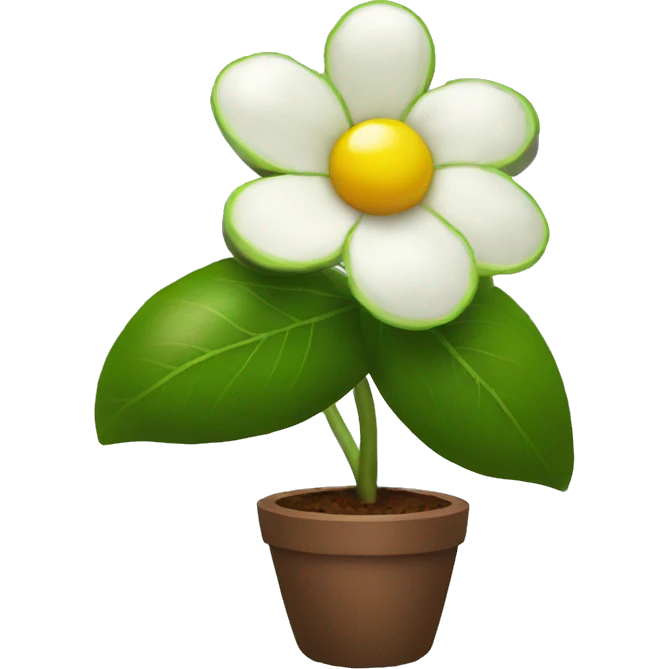 Home planted avocado flower emoji