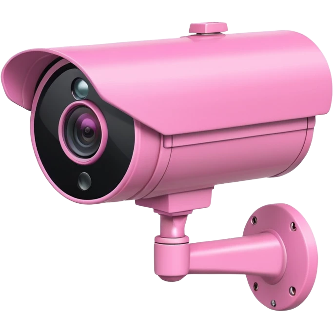 Security Camera pink  emoji