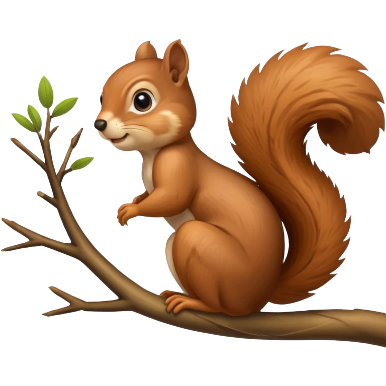 A squirrel emoji