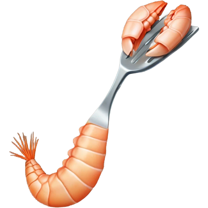 Shrimp with spatula  emoji