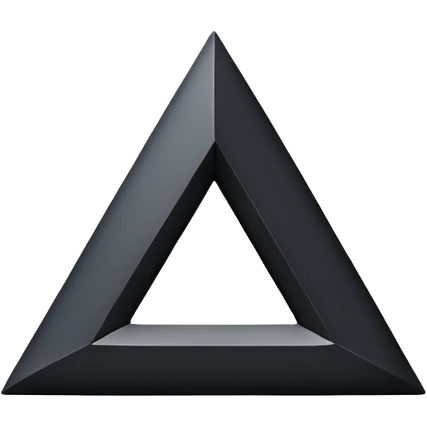 Black triangle emoji