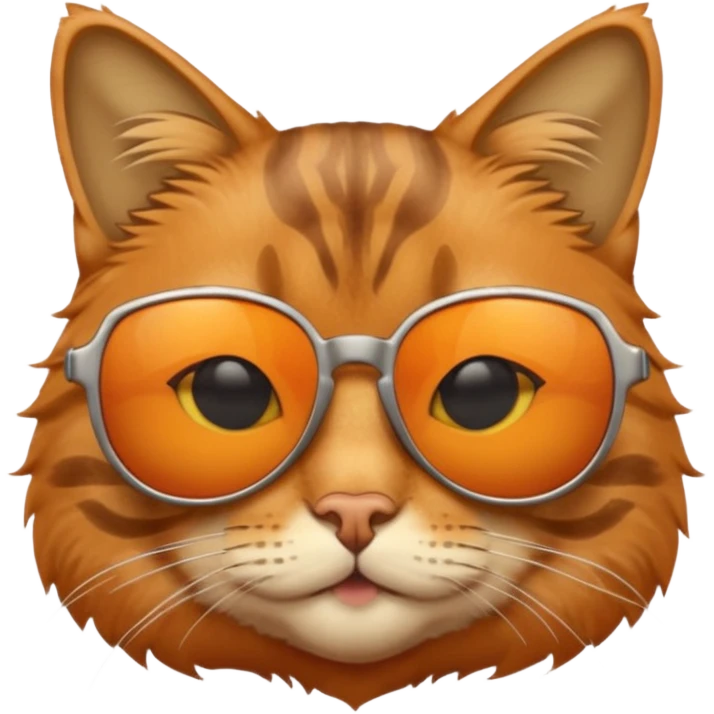 Cat wearing sunglasses emoji