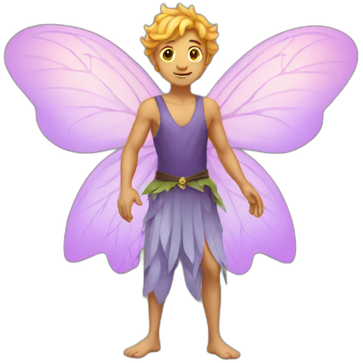 Male fairy full body emoji