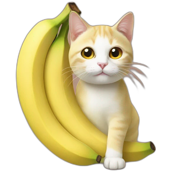 banana cat meme emoji
