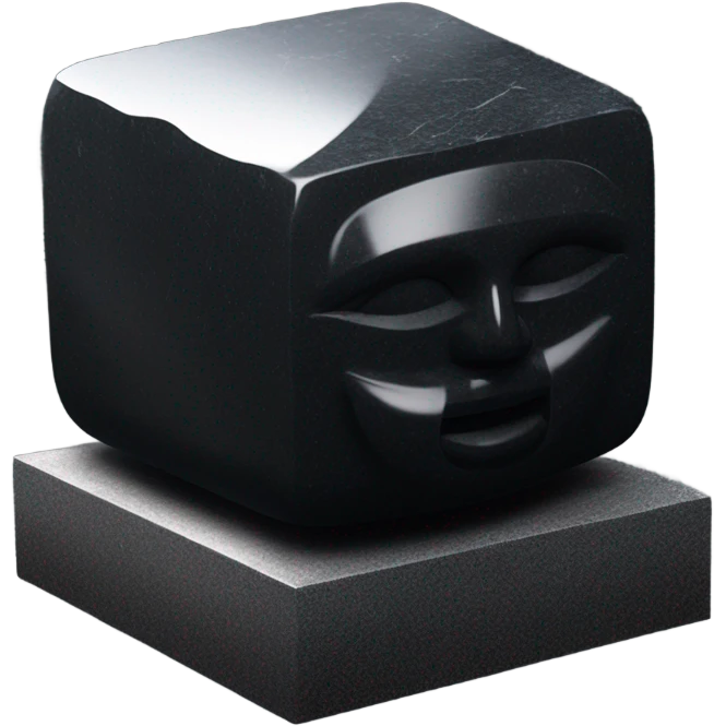 Osiris obsidian statue on granite 30 ton brick, massive size, sunlight behind, sunset colors, reflections on black stone polished clean perfect, photography angles emoji