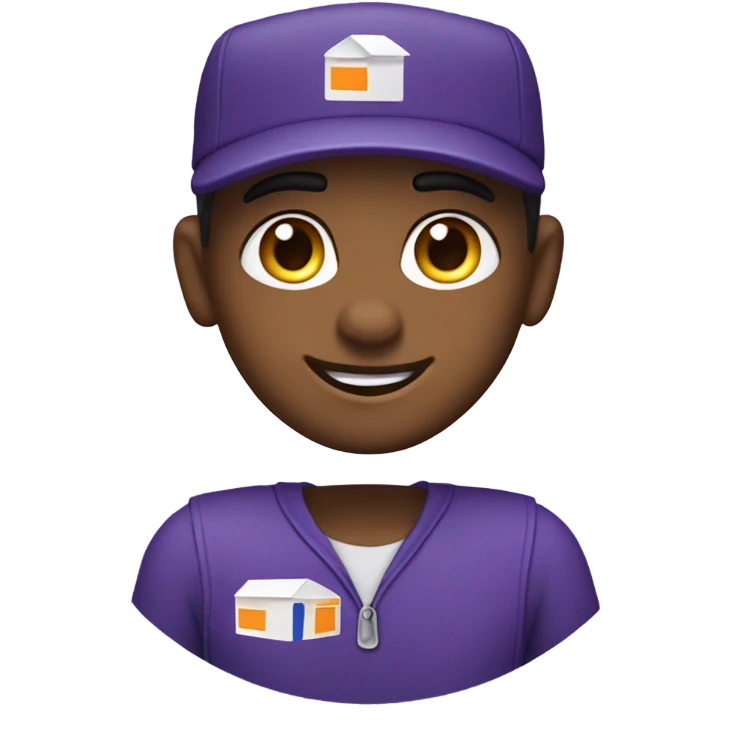 FedEx delivery driver  emoji