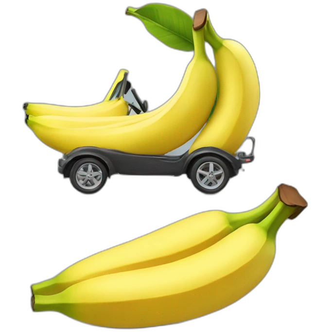 Banana car emoji