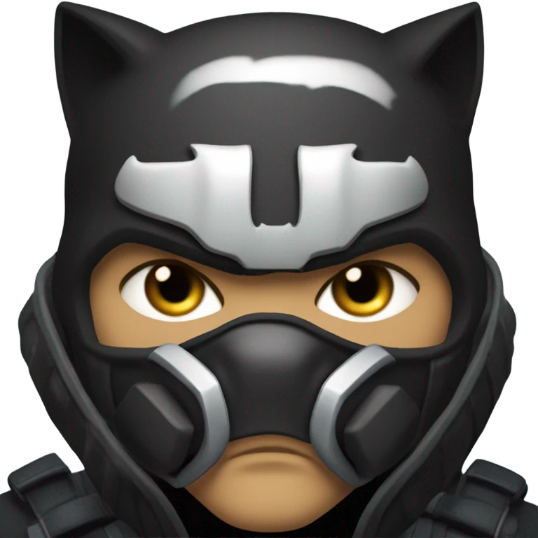 Bane as a cat emoji