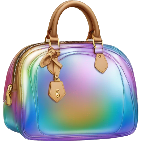 Iridescent Louis Vuitton bag emoji