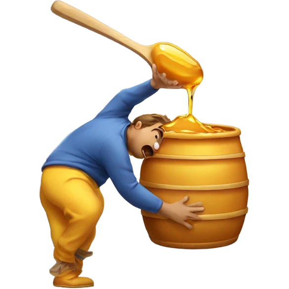 Throwing up honey  emoji