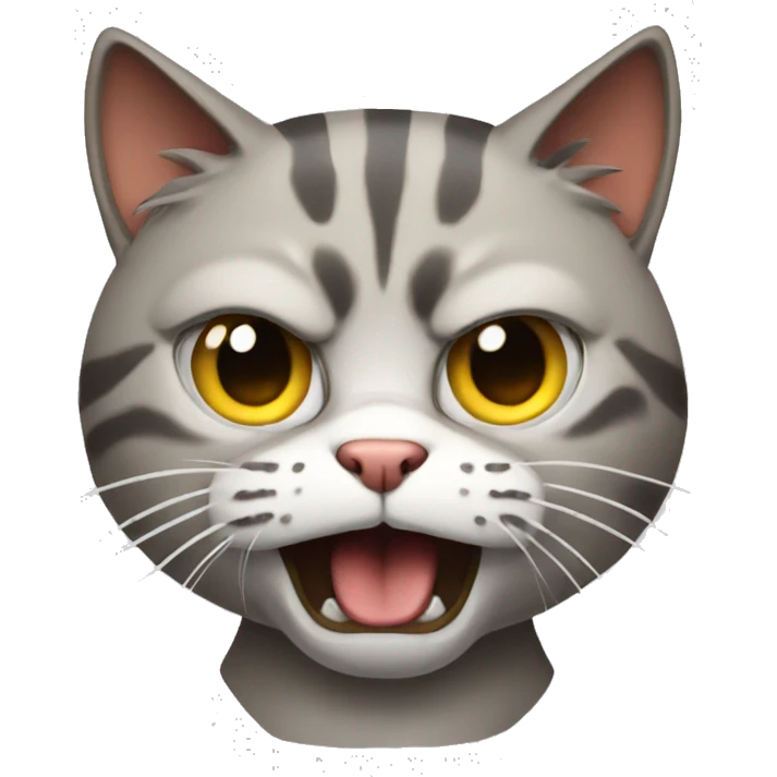 Cat angry emoji