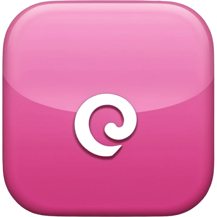 Pink 3d Pinterest logo
 emoji