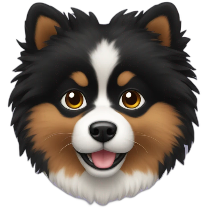 Black pom  emoji