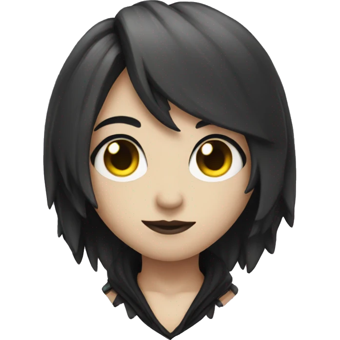 a gothic heart emoji emoji