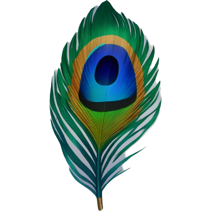 peacock feather emoji
