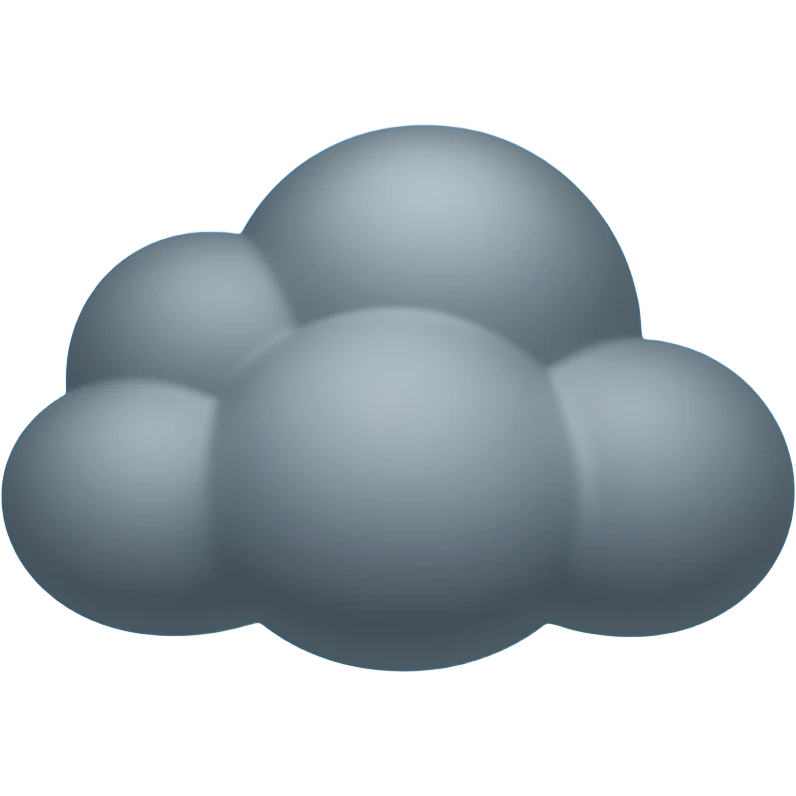 dark cloud clear background emoji