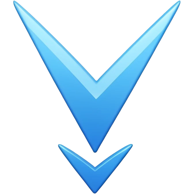 It's a bright blue jagged starburst (or sunburst/jagged circle) background with a bold white checkmark centered inside. This design has remained consistent for X Premium subscribers emoji